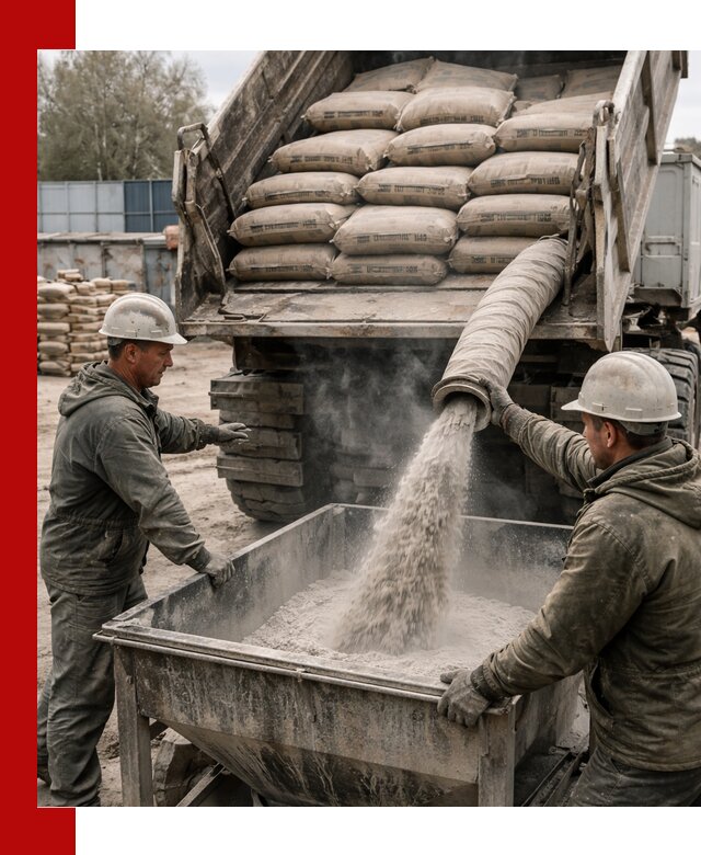 Доставка цемента М400 в Спасске-Дальнем оптом и в розницу