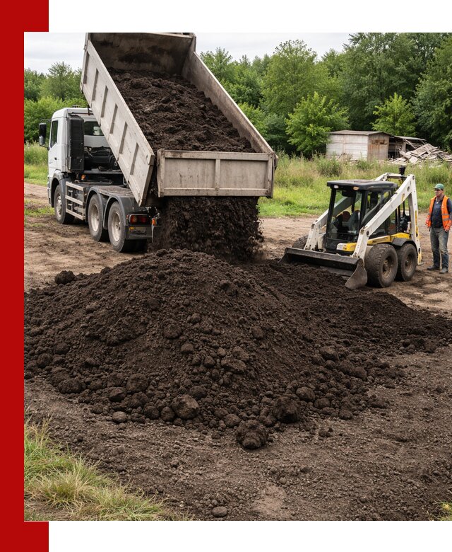Поставка плодородной земли с доставкой самосвалом в Спасске-Дальнем