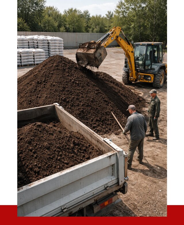 Растительный грунт с доставкой в Спасске-Дальнем от 3311 р. | ПРОНЕРУДСпс