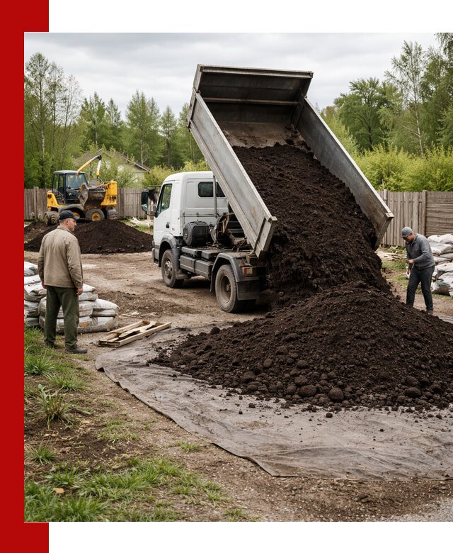 Доставка качественного почвогрунта в Спасске-Дальнем оптом и в розницу