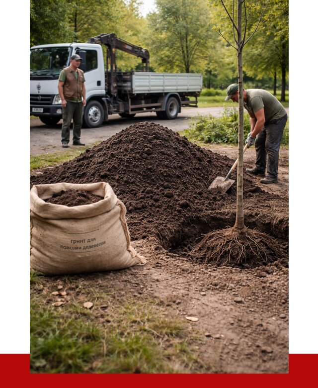Грунт для посадки деревьев в Спасске-Дальнем от 1242 р. | ПРОНЕРУДСпс