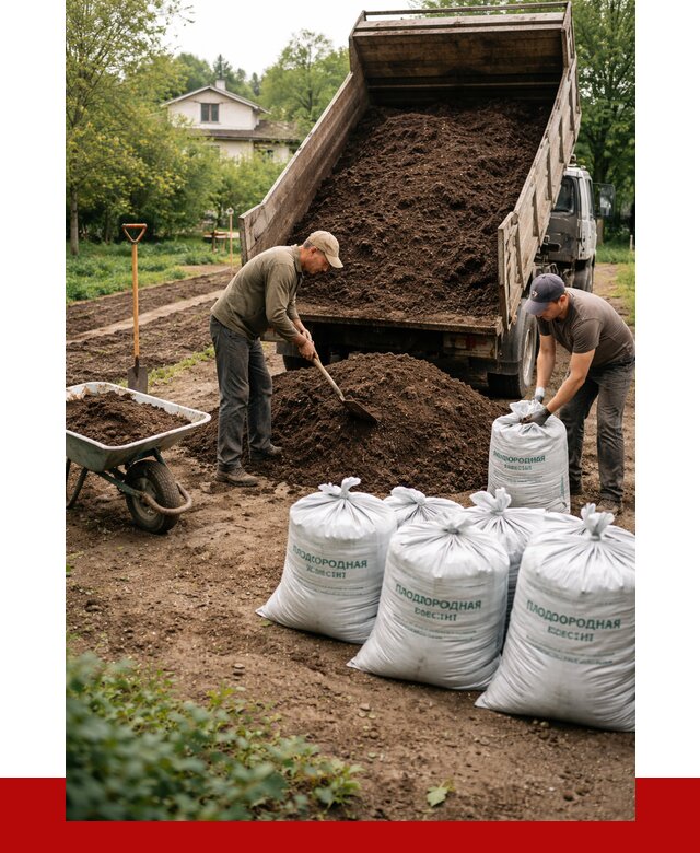 Плодородная смесь в Спасске-Дальнем от 4346 р./куб с доставкой | ПРОНЕРУДСпс