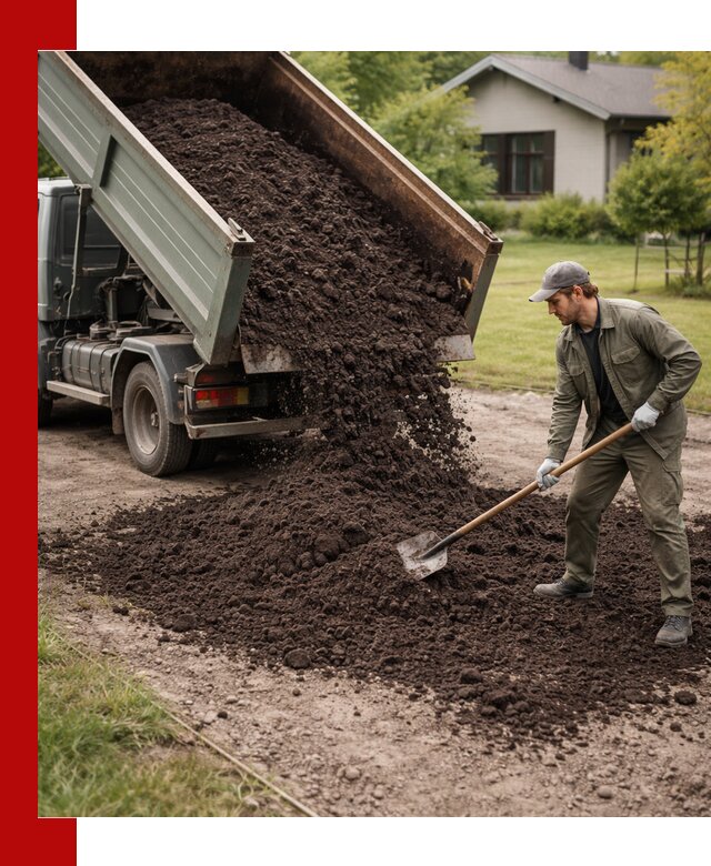 Чернозем для газона с доставкой в Спасске-Дальнем быстро и качественно