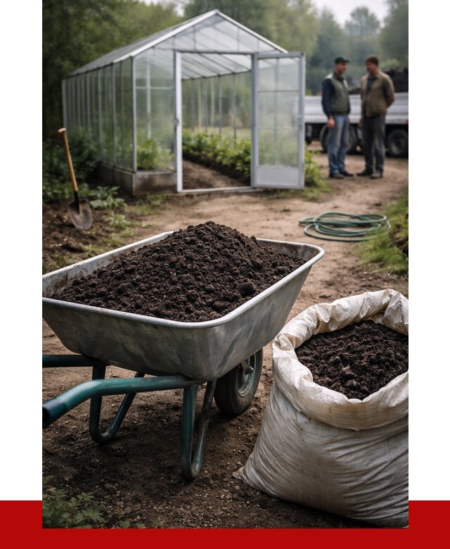 Чернозем для теплицы в Спасске-Дальнем с доставкой от 1552 р. | ПРОНЕРУДСпс