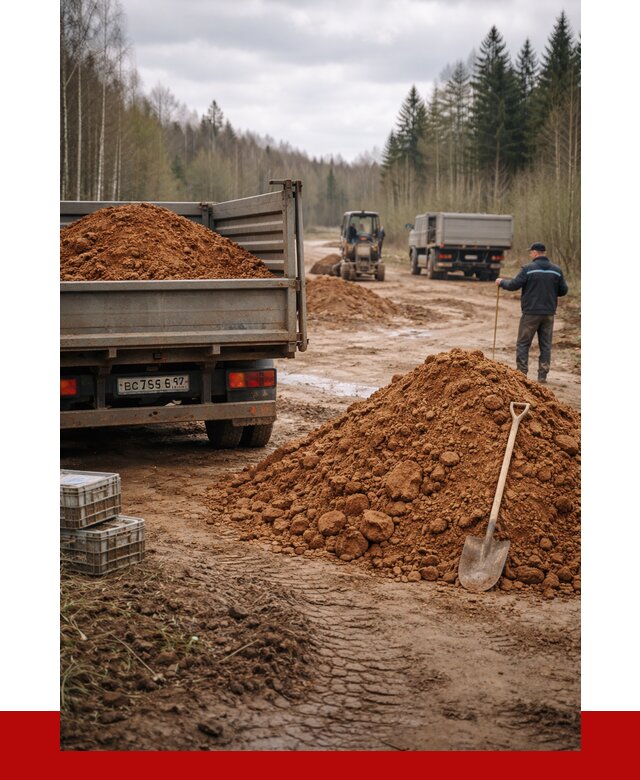 Глина и суглинки в Спасске-Дальнем от 4656 р. за куб | ПРОНЕРУДСпс