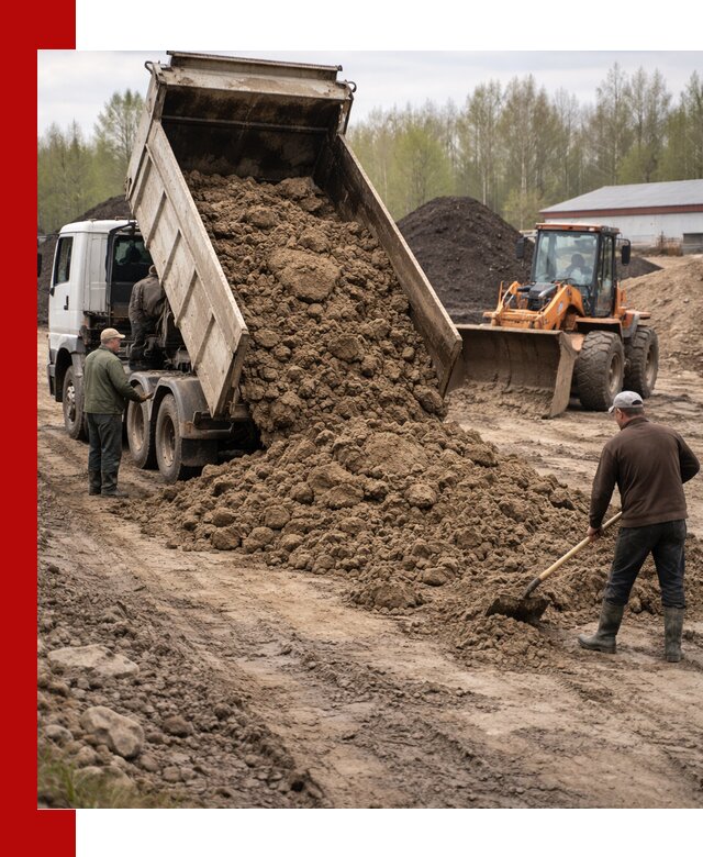 Доставка глин и суглинков в Спасске-Дальнем оптом и вкрай