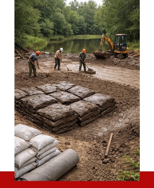 Купить глину для пруда в Спасске-Дальнем от 4656 р. с доставкой | ПРОНЕРУДСпс