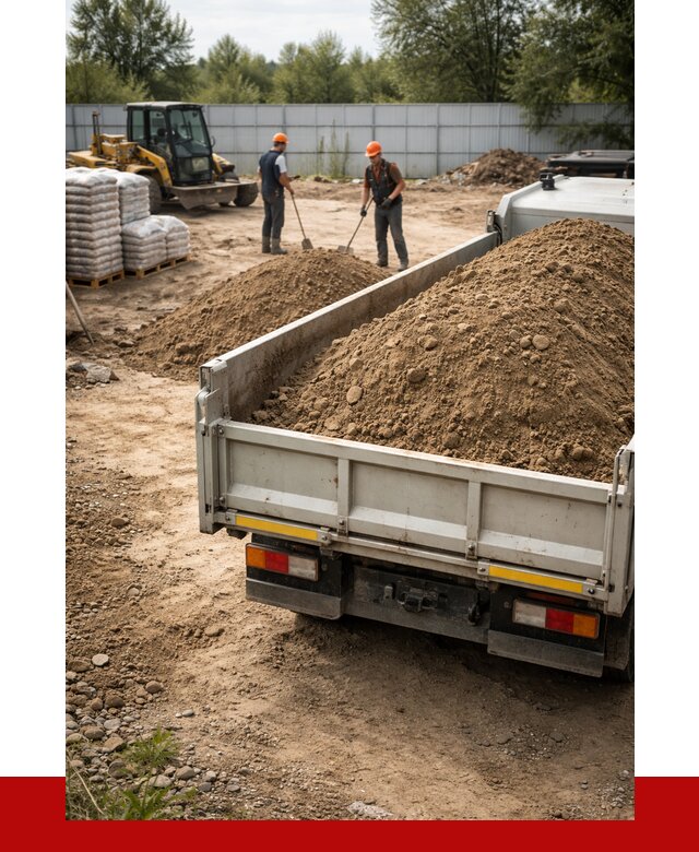 Супесь с доставкой в Спасске-Дальнем от 2535 р. за куб | ПРОНЕРУДСпс