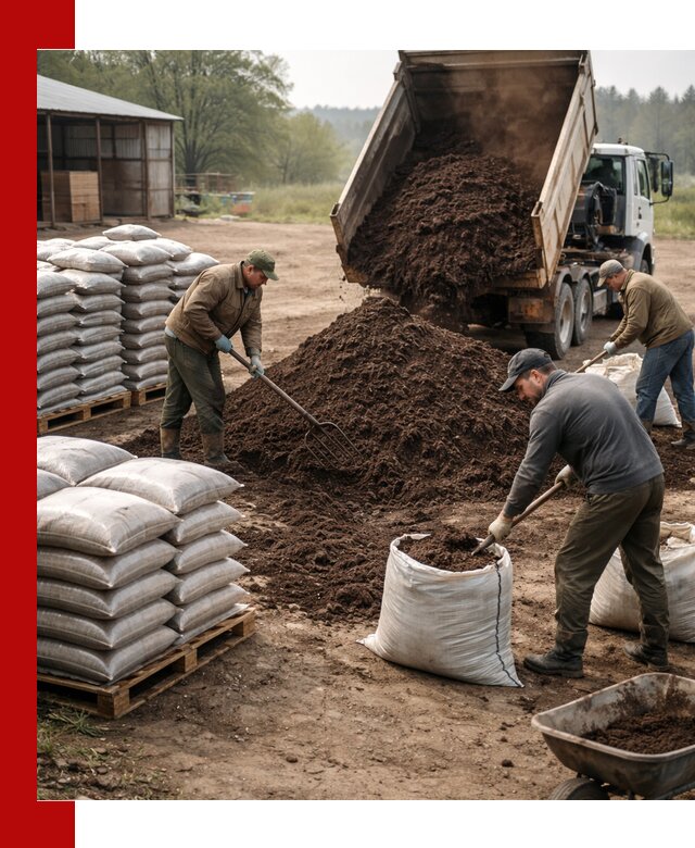 Доставка компоста оптом и в розницу в Спасске-Дальнем