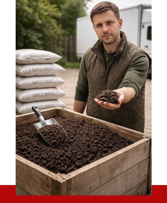 Купить биогумус в Спасске-Дальнем с доставкой от 8795 р. за куб | ПРОНЕРУДСпс