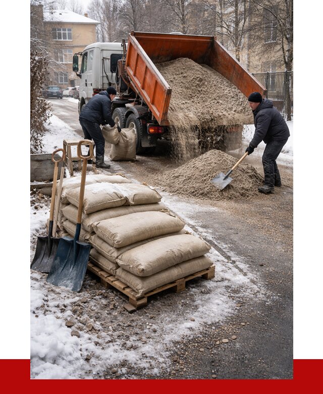 Противогололедные материалы оптом в Спасске-Дальнем от 4346 р. | ПРОНЕРУДСпс