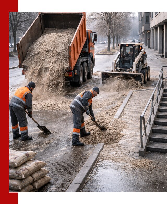 Поставка противогололедных материалов в Спасске-Дальнем