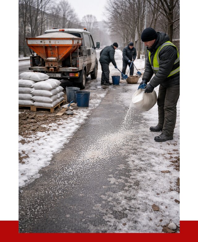Реагент против гололеда в Спасске-Дальнем с доставкой от 4656 р. | ПРОНЕРУДСпс