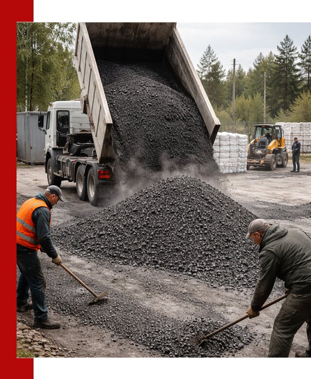 Доставка и продажа асфальтного гранулята в Спасске-Дальнем
