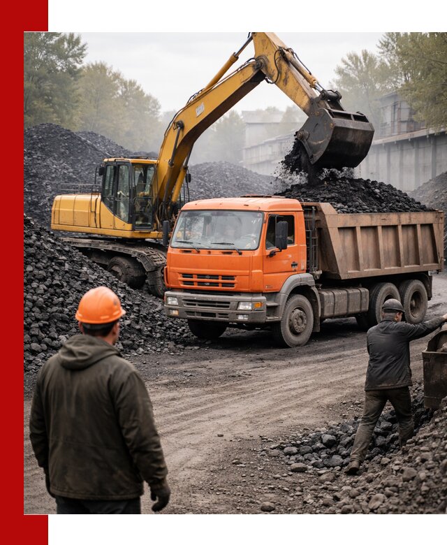Доставка угля автотранспортом в Спасске-Дальнем быстро и выгодно
