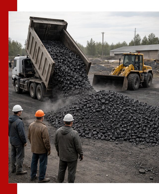 Доставка угля антрацита в Спасске-Дальнем с самосвалами и погрузкой