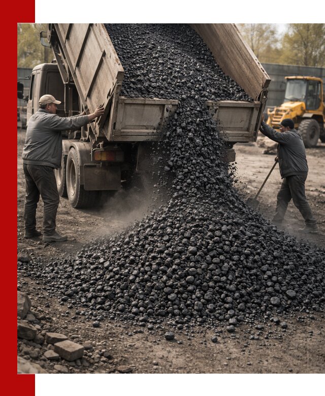 Доставка угля семечка самосвалами в Спасске-Дальнем