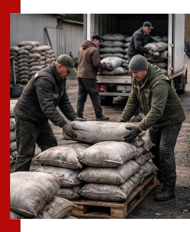 Доставка угля в мешках по выгодным ценам в Спасске-Дальнем