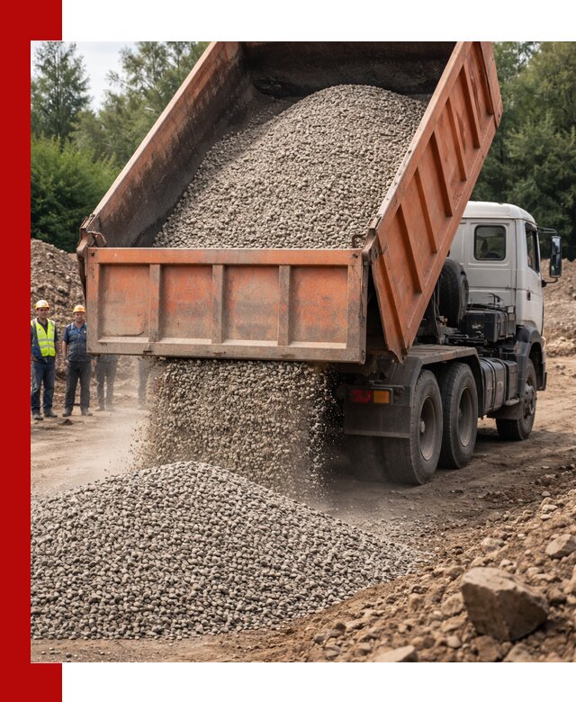 Доставка сыпучих материалов самосвалом в Спасске-Дальнем быстро и надежно