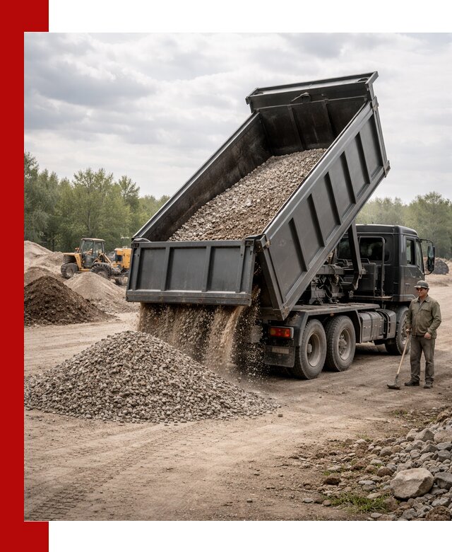 Доставка самосвалом 30 м3 по выгодным ценам в Спасске-Дальнем