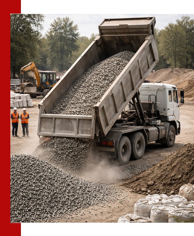 Аренда самосвала в Спасске-Дальнем для доставки сыпучих и нерудных материалов