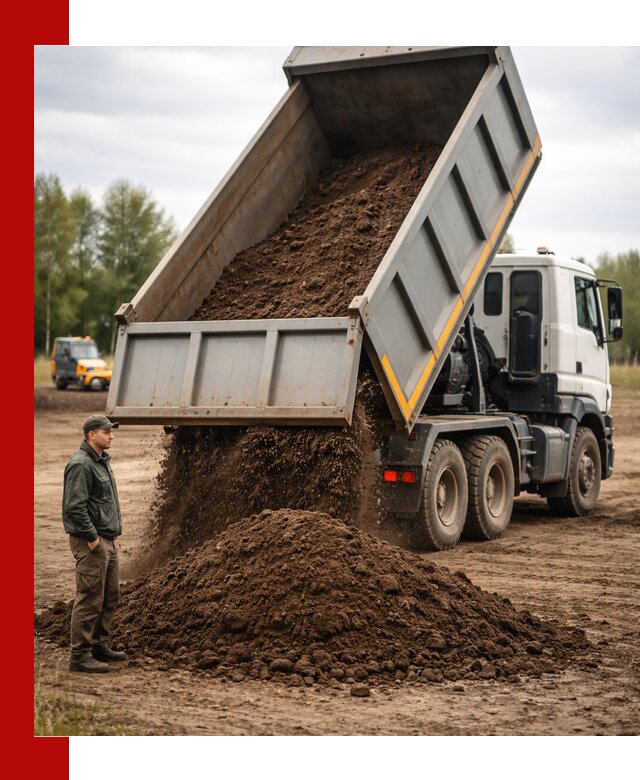 Аренда самосвала с водителем в Спасске-Дальнем для сыпучих грузов и навоза