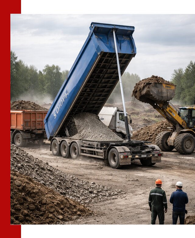 Аренда тонар 40 тонн в Спасске-Дальнем с доставкой материалов