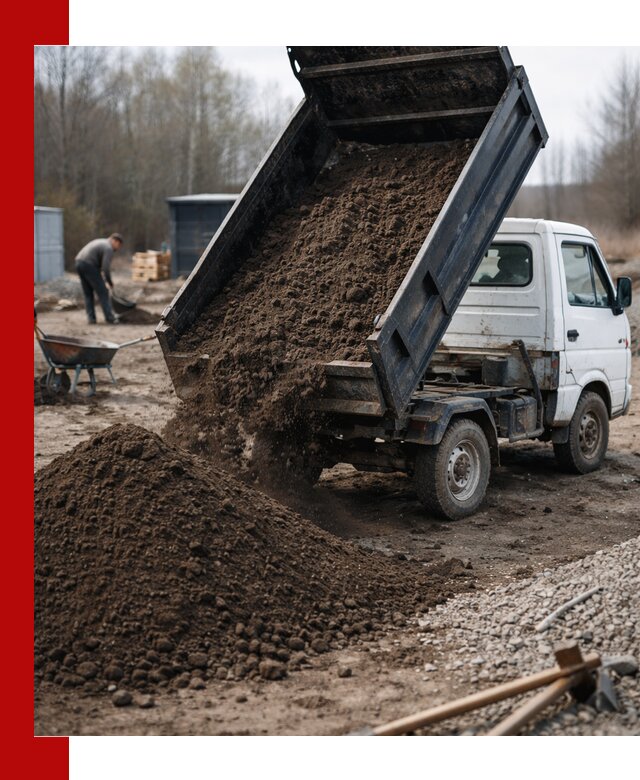 Аренда минисамосвала в Спасске-Дальнем для доставки сыпучих материалов