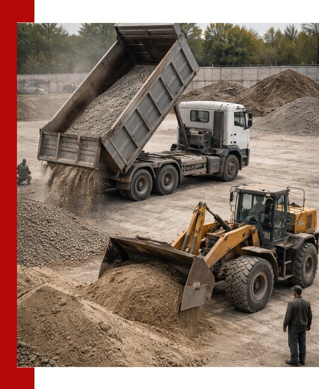 Перевозка сыпучих грузов самосвалами и бортовыми в Спасске-Дальнем