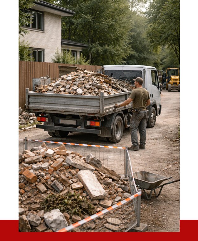 Вывоз строительного мусора с погрузкой в Спасске-Дальнем от 7760 р | ПРОНЕРУДСпс