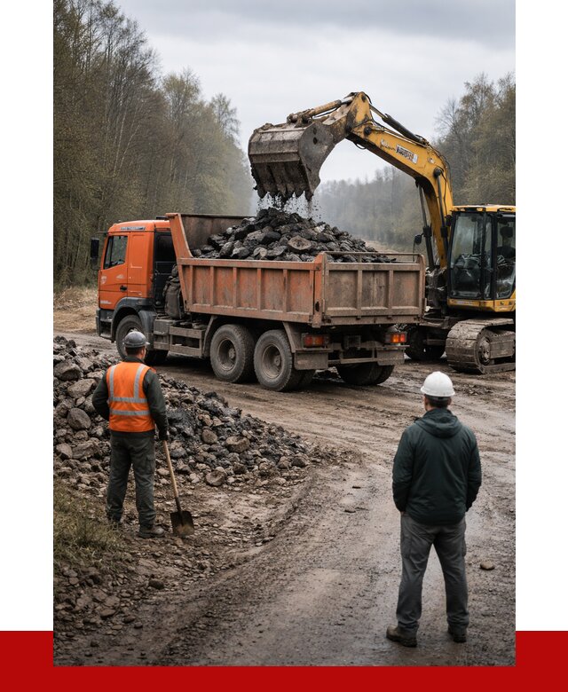 Вывоз асфальта в Спасске-Дальнем от 4656 р. самосвалом ПРОНЕРУДСпс