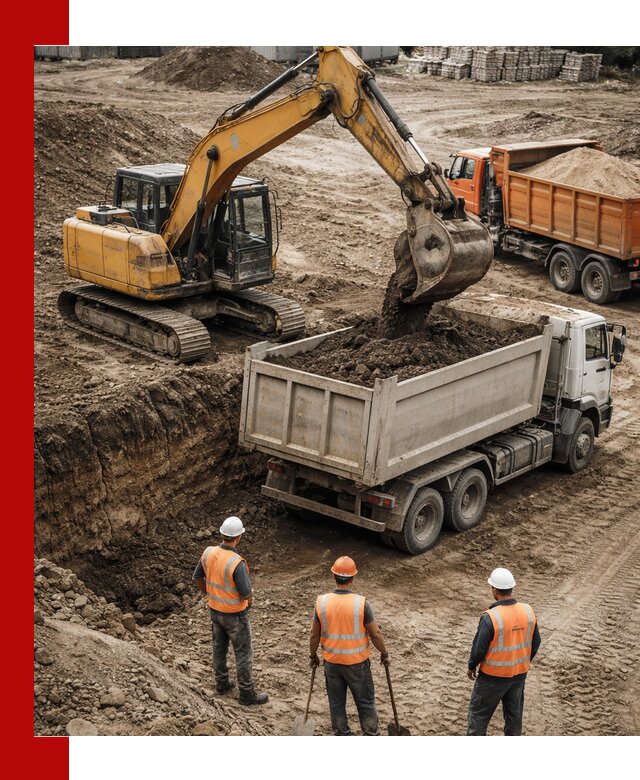 Разработка грунта для строительства и благоустройства в Спасске-Дальнем