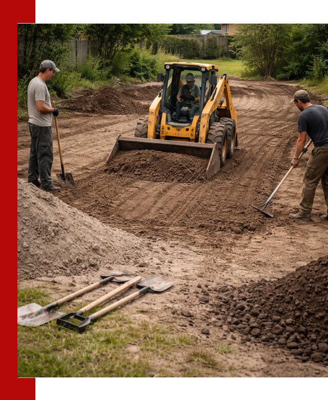 Планировка участка грунтом с вывозом и доставкой в Спасске-Дальнем