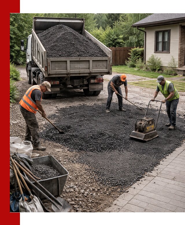 Асфальтовая крошка для двора с доставкой в Спасске-Дальнем
